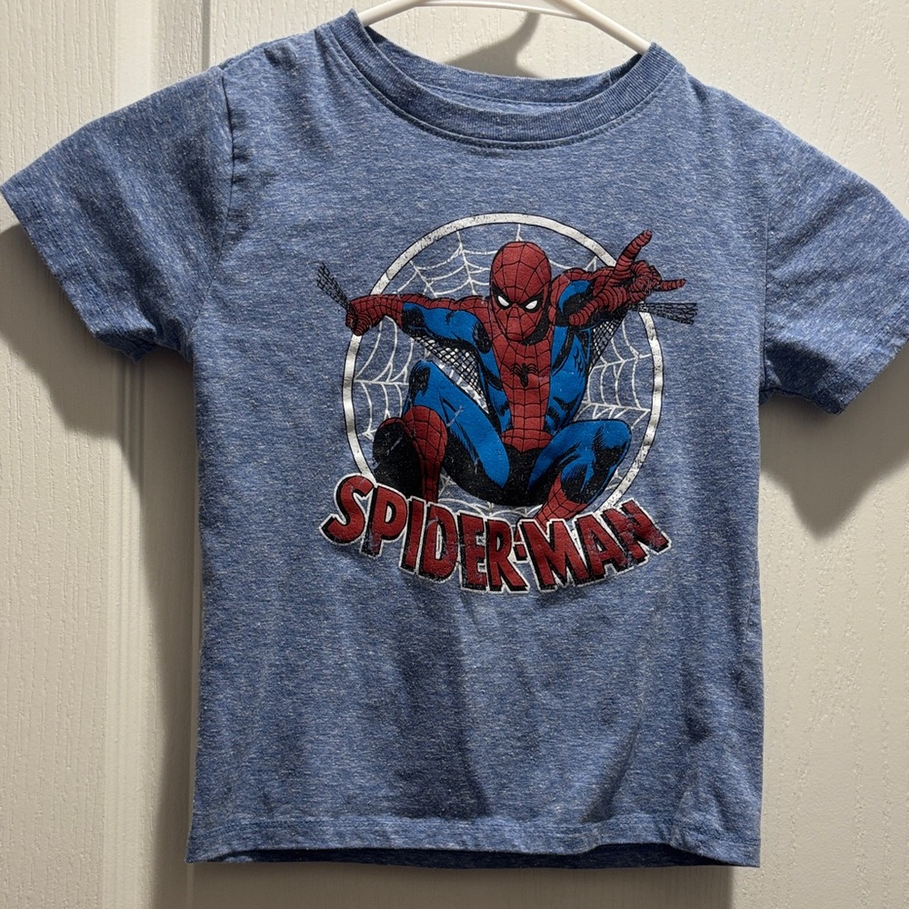 Spider-Man Marvel Heathered Blue T-Shirt (Toddler)